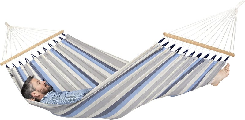 LA SIESTA Alisio Single Spreader Bar Hammock (W 140 cm) (Sea Salt) - Image 4